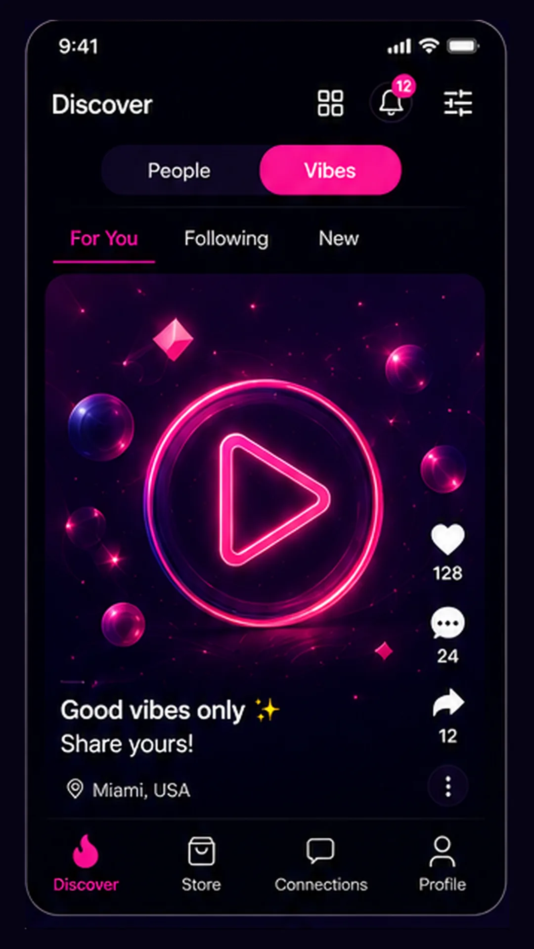 Mekora Vibes short-video discovery screen